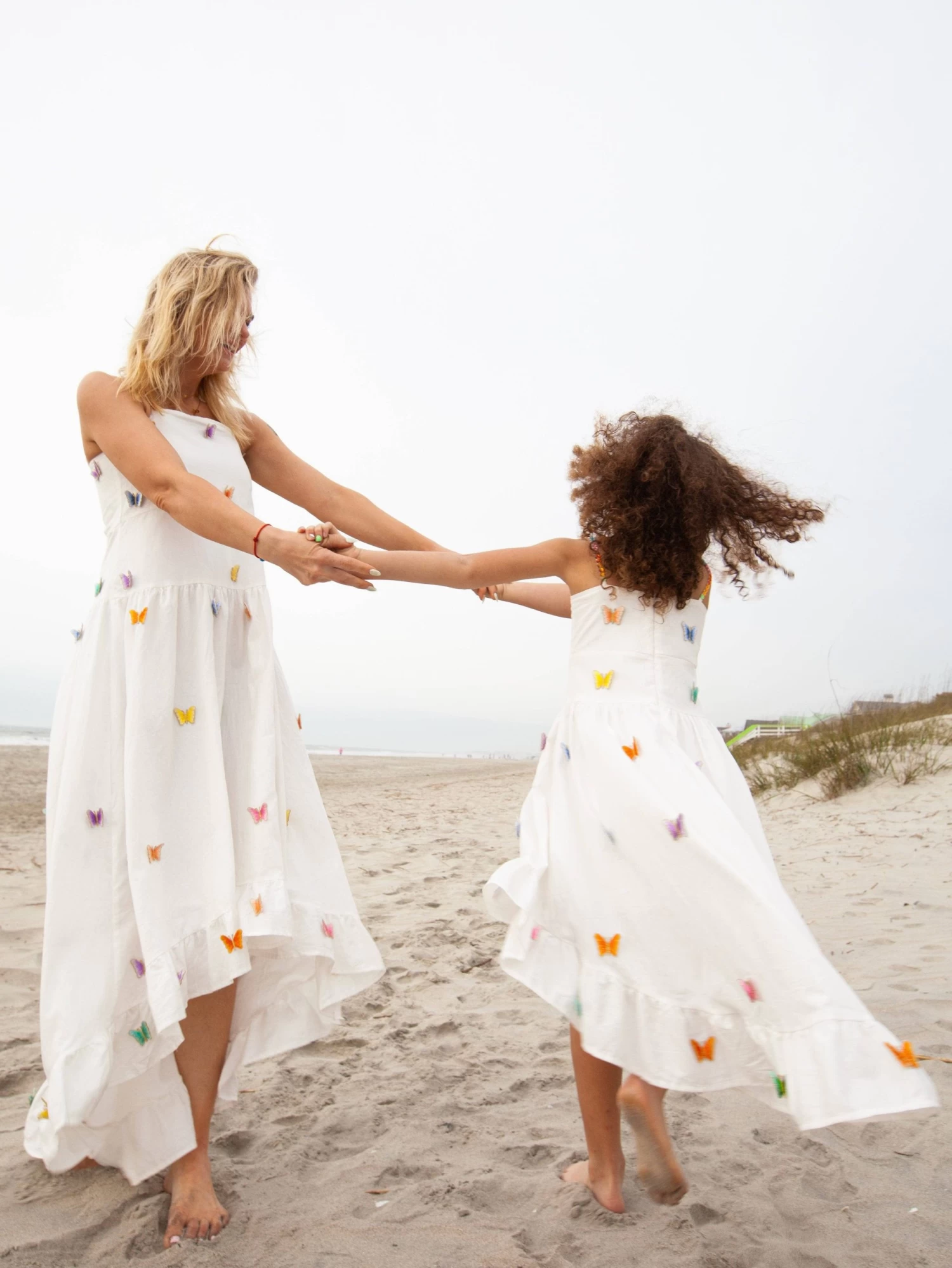 3D Rainbow Butterfly High Low Dress 9 3D Rainbow Butterfly High Low Dress - Image 7