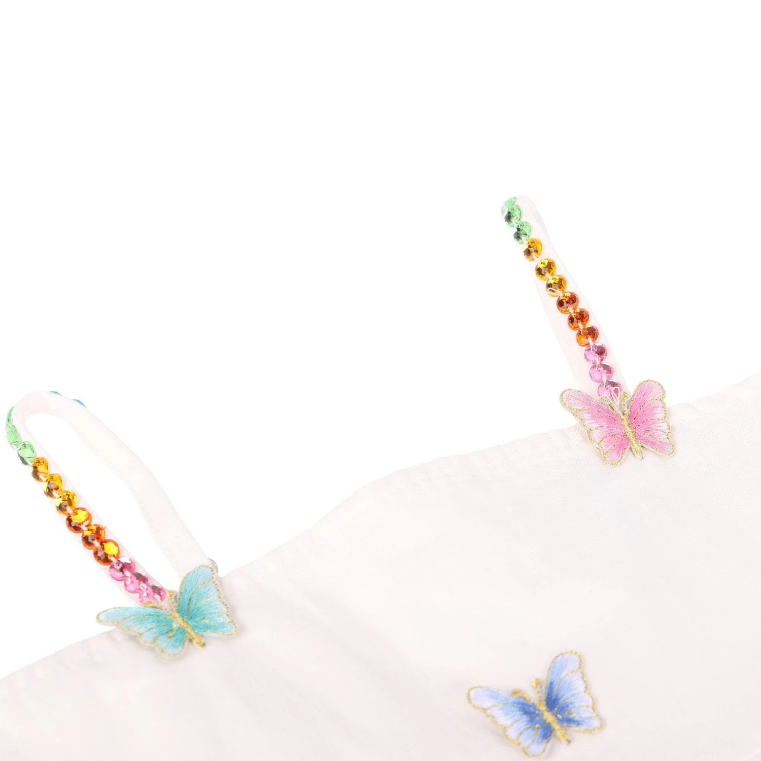 3D Rainbow Butterfly High Low Dress 12 3D Rainbow Butterfly High Low Dress - Image 10
