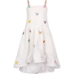 3D Rainbow Butterfly High Low Dress 19 3D Rainbow Butterfly High Low Dress -Lola + The Boys 3d rainbow butterfly high low dress lola the boys 29619250528358
