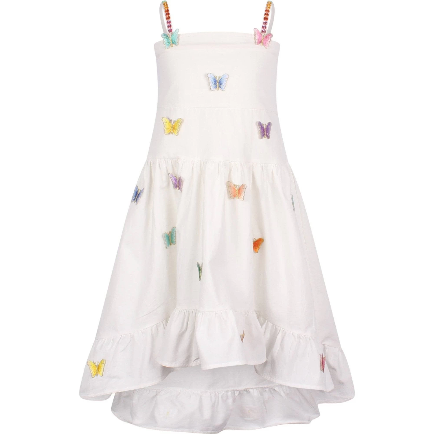 3D Rainbow Butterfly High Low Dress 10 3D Rainbow Butterfly High Low Dress - Image 8