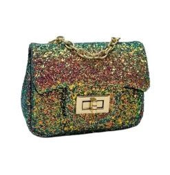 Coco Glitter Purse -Lola + The Boys accessories coco glitter purse lola the boys 29602422095974