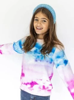 Crystal Encrusted Headband -Lola + The Boys accessories crystal encrusted headband lola the boys 29132817104998