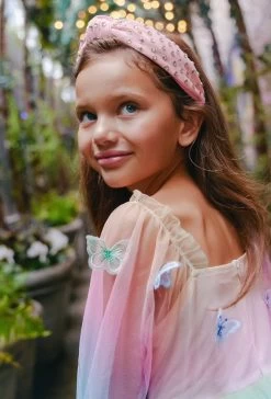 Crystal Studded Knot Headband -Lola + The Boys accessories crystal studded knot headband lola the boys 29668962205798