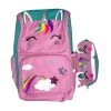 Happy Unicorn Stars Backpack+ Pencil Pouch 1 Happy Unicorn Stars Backpack+ Pencil Pouch -Lola + The Boys accessories happy unicorn stars backpack pencil pouch lola the boys 28571718877286