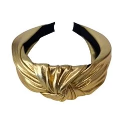 Metallic Knotted Headbands -Lola + The Boys accessories metallic knotted headbands lola the boys 15647462424678