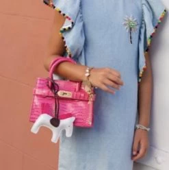 Mini Faux Croc Purse With Horse -Lola + The Boys accessories mini faux croc purse with horse lola the boys 28328685305958