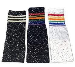 Super Fun Crystal Socks -Lola + The Boys accessories super fun socks lola the boys 28647051886694