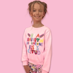 Be A Rainbow Sweatshirt -Lola + The Boys apparel accessories be a rainbow sweatshirt lola the boys 29080795152486