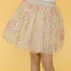 Beaded Floral Tutu Skirt