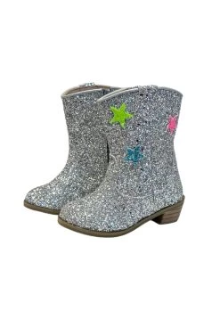 Hologram Star Cowgirl Boots -Lola + The Boys boots hologram star cowgirl boots lola the boys 29621557362790