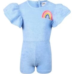 Terry Rainbow Romper -Lola + The Boys bottoms terry rainbow romper lola the boys 29618744393830