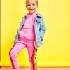 Bright Pink Rainbow Sequin Tracksuit 2 Bright Pink Rainbow Sequin Tracksuit -Lola + The Boys bright pink rainbow sequin tracksuit lola the boys 29283653714022