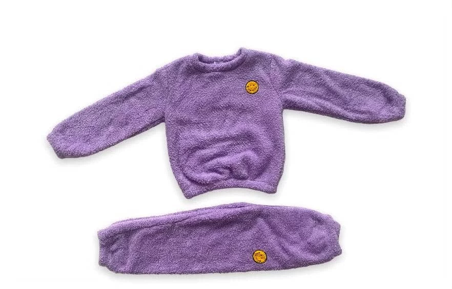 Bright Smiley Fuzzy Set Lavender 10 Bright Smiley Fuzzy Set Lavender - Image 8