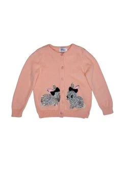 Sparkle Bunny Cardigan -Lola + The Boys bunny rabbit girls easter cardigan lola the boys 29564656222310