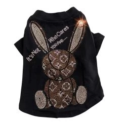 Fancy Rhinestone Pup Shirt