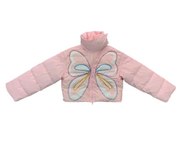 Butterfly Magic Crystal Puffer -Lola + The Boys butterly magic puffer lola the boys 29474600255590