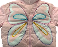 Butterfly Magic Crystal Puffer -Lola + The Boys butterly magic puffer lola the boys 29474600616038
