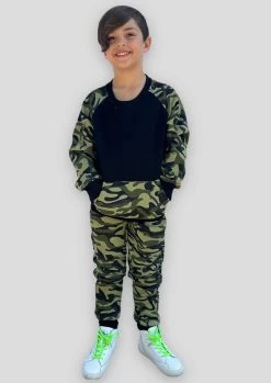 Camo Fleece Jogger Set