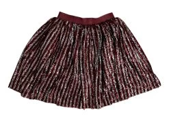 Candy Cane Sequin Striped Skirt -Lola + The Boys candy cane sequin striped skirt lola the boys 29327949004902