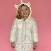 Iridescent Unicorn Puffer Coat -Lola + The Boys coat iridescent unicorn puffer coat lola the boys 28647991967846