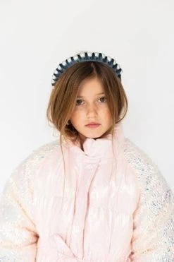 Mermaid Sleeve Puffer Coat -Lola + The Boys coat mermaid sleeve puffer coat lola the boys 28194859483238