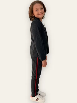 Dark Gray Tiger Suit Set -Lola + The Boys dark gray tiger suit set lola the boys 29174752084070