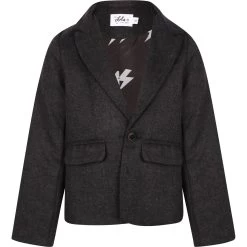 Dark Gray Tiger Suit Set -Lola + The Boys dark gray tiger suit set lola the boys 29618422972518