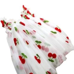 Cherry Berry Tulle Dress -Lola + The Boys dress cherry berry tulle dress lola the boys 28128222609510