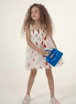 Cherry Berry Tulle Dress -Lola + The Boys dress cherry berry tulle dress lola the boys 28328233107558