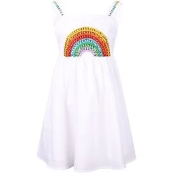 Crystal Rainbow Sun Dress -Lola + The Boys dress crystal rainbow sun dress lola the boys 29618411929702