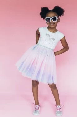 Crystal Unicorn Tutu Dress -Lola + The Boys dress crystal unicorn tutu dress lola the boys 28177001840742