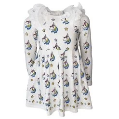 Rainbow Unicorn Dream Dress -Lola + The Boys dress rainbow unicorn dream dress lola the boys 28327861223526