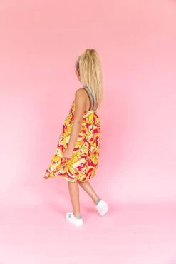 Retro Rainbow Dress -Lola + The Boys dress retro rainbow dress lola the boys 28707105603686