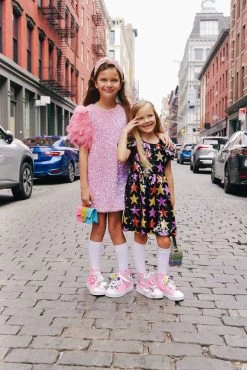 Rose Feather Party Dress -Lola + The Boys dress rose feather party dress lola the boys 29668924620902