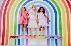Sunset Stars Tulle Dress -Lola + The Boys dress sunset stars tulle dress lola the boys 29686598500454