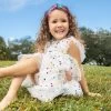 Foil Polka Dot Tulle Dress -Lola + The Boys dresses foil polka dot tulle dress lola the boys 28708617257062