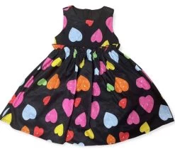 Rainbow Heart Dress -Lola + The Boys dresses rainbow heart dress lola the boys 28645086625894
