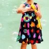 Rainbow Heart Dress -Lola + The Boys dresses rainbow heart dress preorder ships 2 15 lola the boys 28718549958758