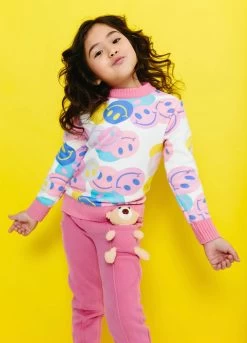 Emoji Fun Sweater -Lola + The Boys emoji fun sweater lola the boys 29471867797606