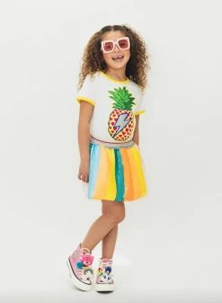 Flash Pineapple T Shirt 11 Flash Pineapple T Shirt -Lola + The Boys flash pineapple t shirt lola the boys 29500261531750