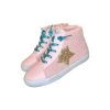 Baby Pink Sherpa High Tops