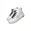 Black Happy High-Top Sneaker -Lola + The Boys footwear black happy high top sneaker lola the boys 29641090957414