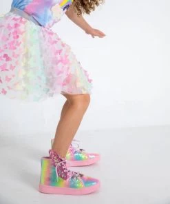 Butterfly Sneakers -Lola + The Boys footwear butterfly sneaker lola the boys 28786951061606