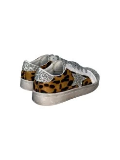 Cheetah Glitter Star Sneaker -Lola + The Boys footwear cheetah glitter star sneaker lola the boys 29650235293798