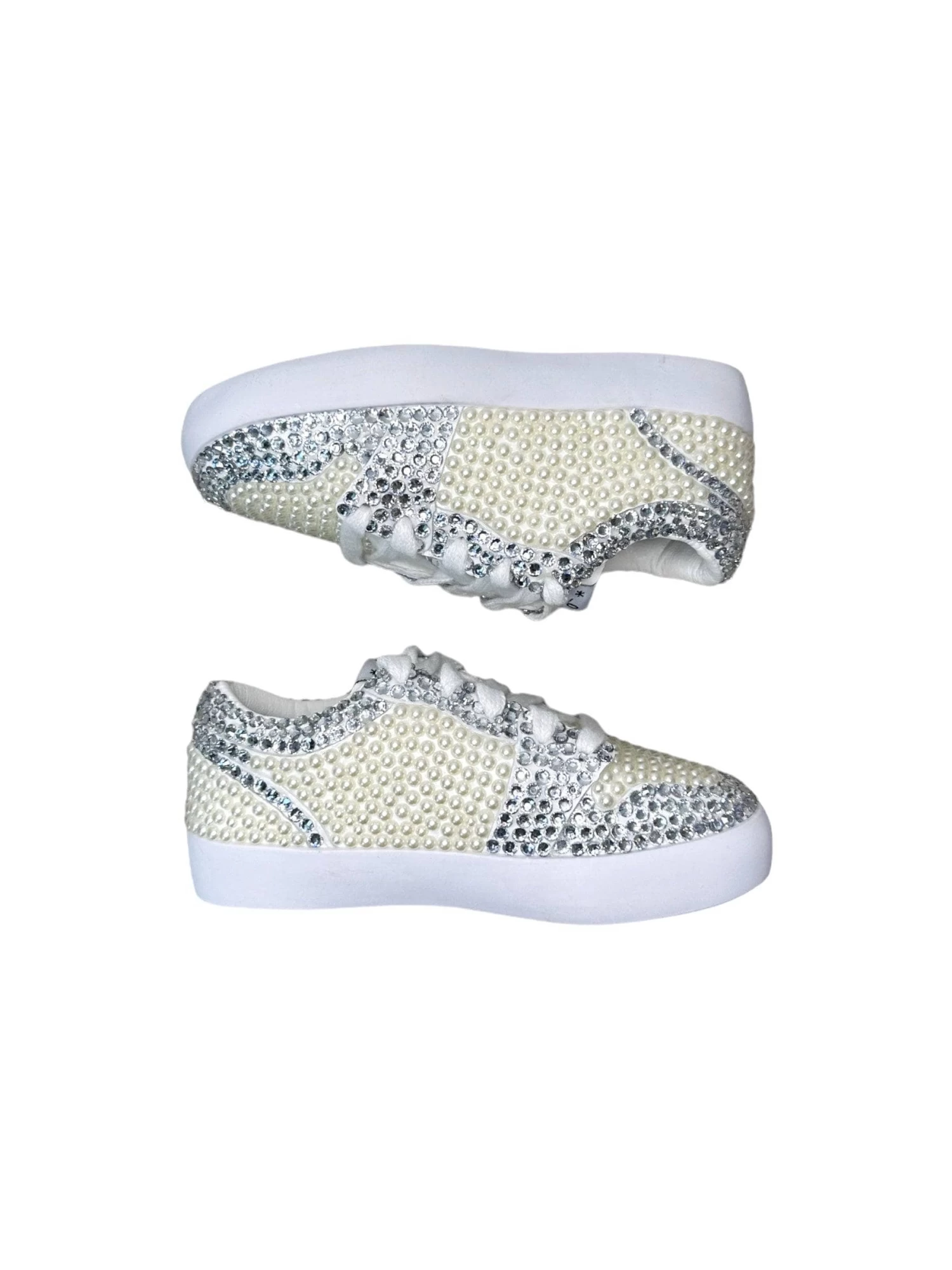 Diamonds And Pearls White Sneakers 8 Diamonds And Pearls White Sneakers - Image 6