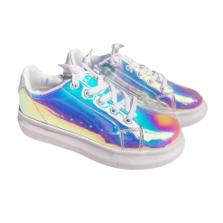 Hologram Magic Sneaker 20 Hologram Magic Sneaker -Lola + The Boys footwear hologram magic sneaker lola the boys 28330016112742