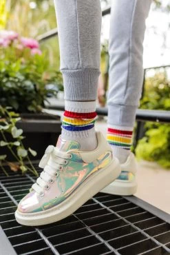 Hologram Magic Sneaker 14 Hologram Magic Sneaker -Lola + The Boys footwear hologram magic sneaker lola the boys 28923773321318