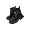 Patent Leather Combat Boots -Lola + The Boys footwear patent leather combat boots lola the boys 29641080602726