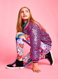 Pink & Black High Top Sherpa Sneaker -Lola + The Boys footwear pink black high top sherpa sneaker lola the boys 29202643779686