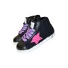 Pink & Black High Top Sherpa Sneaker -Lola + The Boys footwear pink black high top sherpa sneaker lola the boys 29655522017382